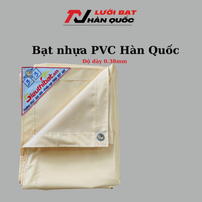 Bạt nhựa PVC màu be